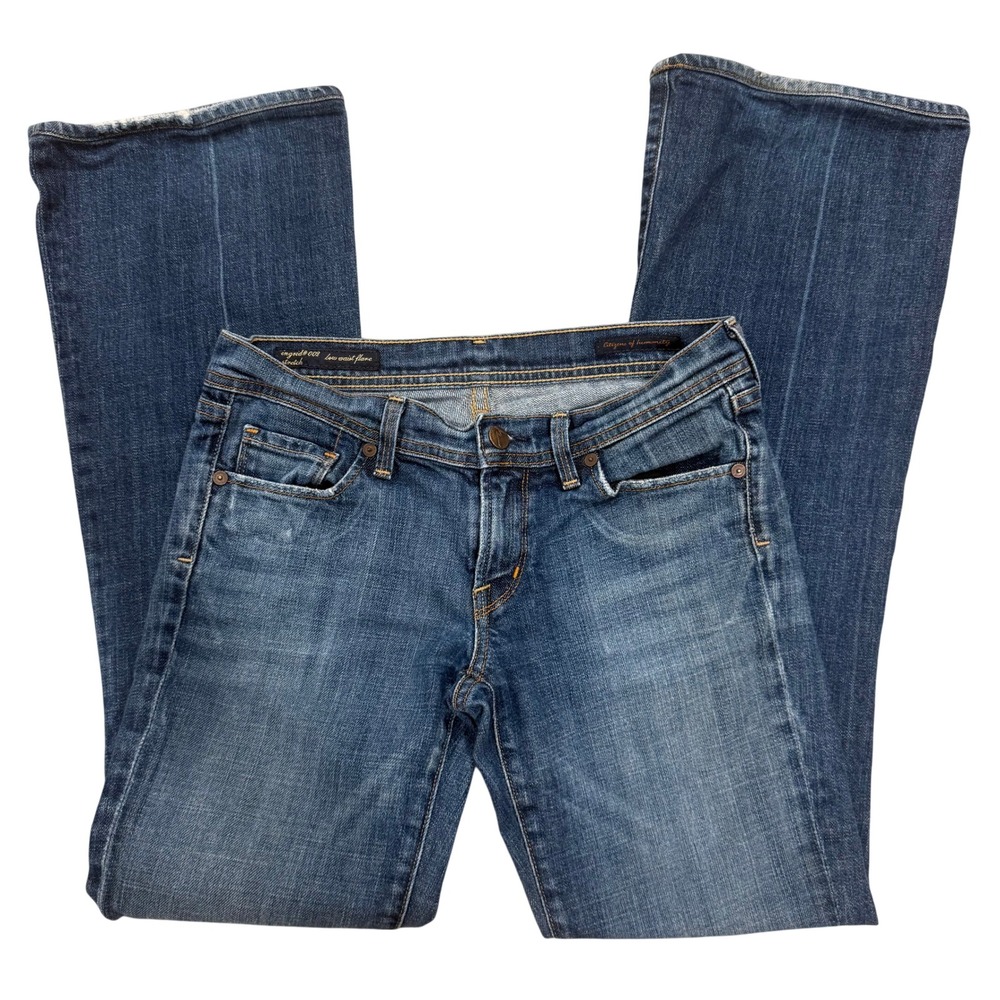 Vintage Citizens of Humanity Ingrid 002 Jeans Womens 27 Blue Low Rise Flare